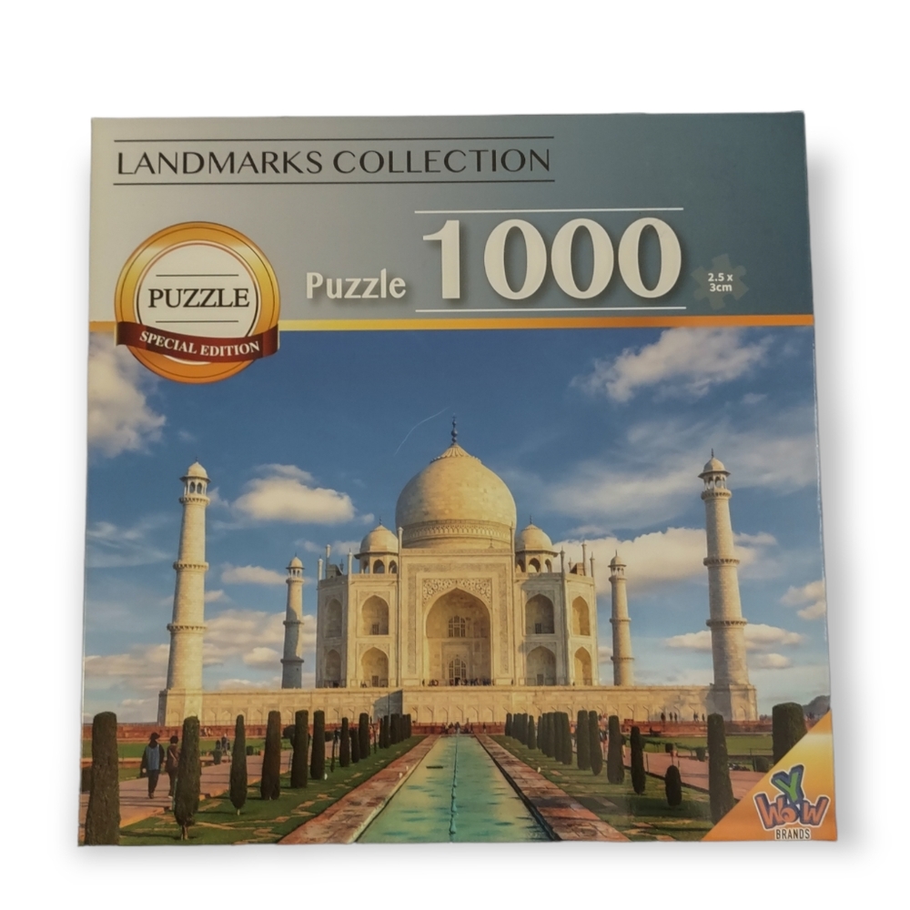 Taj Mahal Puzzle 1000 piece Jigsaw. NWT